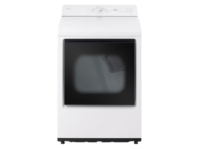 27" LG 7.3 Cu. Ft. Ultra Capacity Front Load Dryer with Sensor Dry - DLE8200W