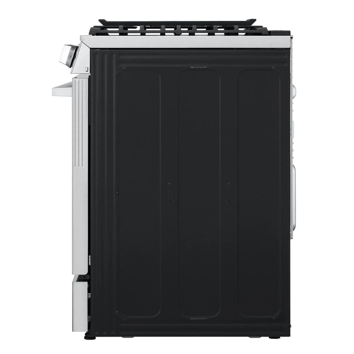 30" LG 6.3 Cu. Ft. Smart Gas Slide-In Range with ProBake Convection InstaView and Air Fry - LSGL6335X