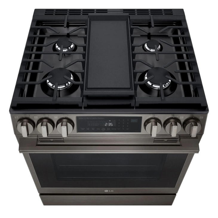 30" LG 6.3 Cu. Ft. Smart Gas Slide-In Range with ProBake Convection InstaView and Air Fry - LSGL6335Z