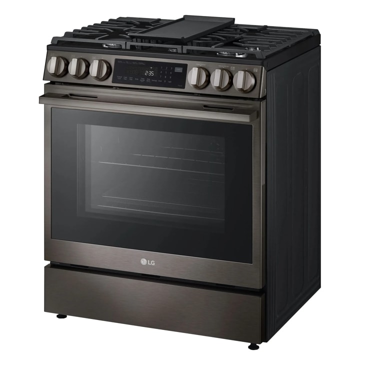 30" LG 6.3 Cu. Ft. Smart Gas Slide-In Range with ProBake Convection InstaView and Air Fry - LSGL6335Z