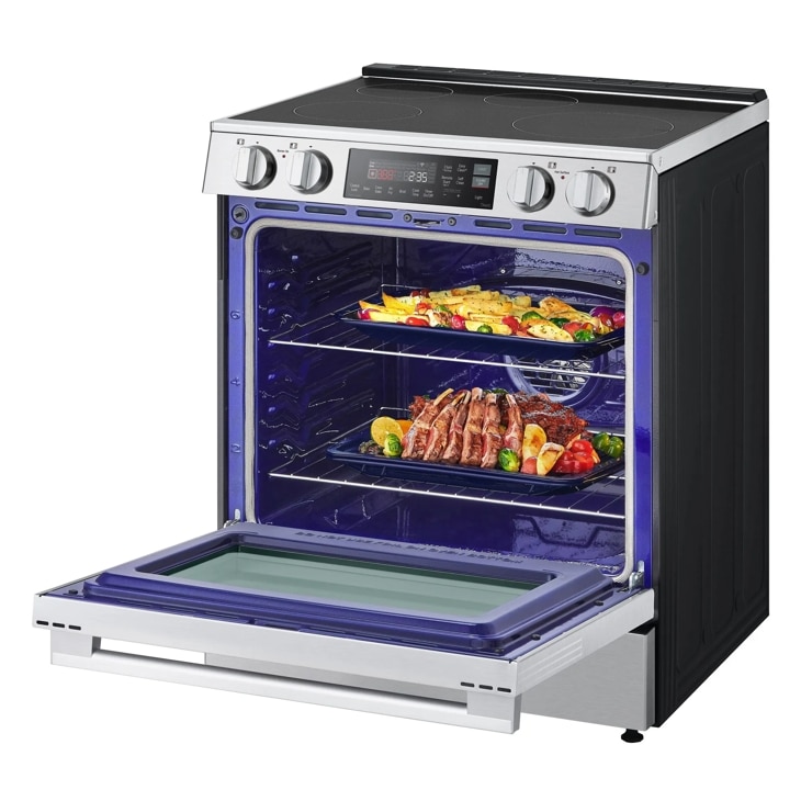 30" LG 6.3 Cu. Ft. Smart Induction Slide-In Range with ProBake Convection and Air Fry - LSIL6334XE