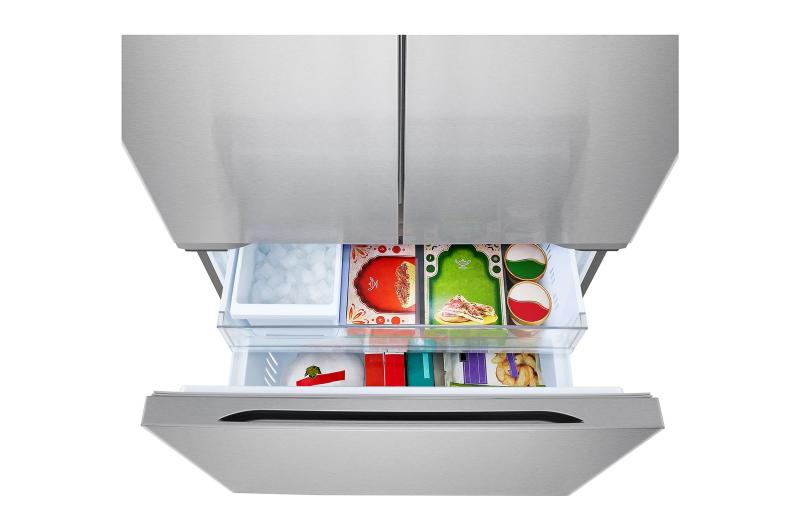 36" LG 25 Cu. Ft. French Door Counter-Depth MAX Refrigerator - LF25Z6211S