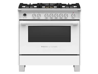  36" Fisher & paykel Dual Fuel Range - OR36SCG6W1