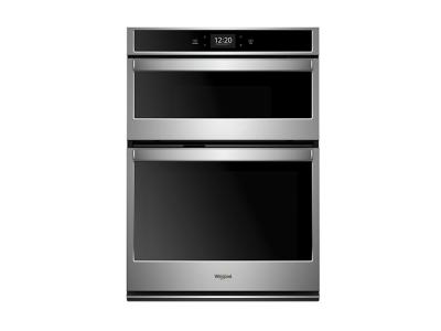 30" Whirlpool 6.4 Cu. Ft. Smart Combination Wall Oven With Touchscreen - WOC75EC0HS