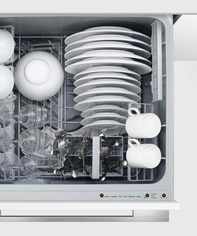 24" Fisher & Paykel Single DishDrawer Dishwasher, 7 Place Settings, Panel Ready (Tall) - DD24STI9 N