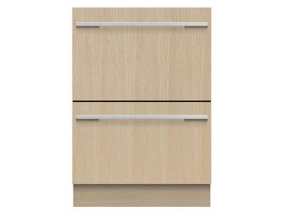 24" Fisher & Paykel Double DishDrawer Dishwasher, 14 Place Settings, Panel Ready - DD24DI9 N