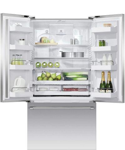 36" Fisher & Paykel French Door Refrigerator 20.1 cu ft, Ice - RF201ACJSX1 N