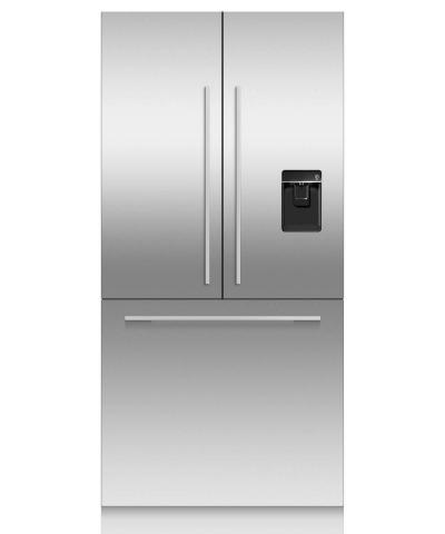 36" Fisher & paykel Integrated French Door Refrigerator 16.8cu ft, Ice & Water - RS36A80U1 N