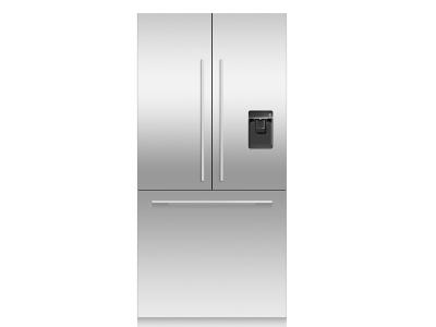 36" Fisher & paykel Integrated French Door Refrigerator 16.8cu ft, Ice & Water - RS36A80U1 N