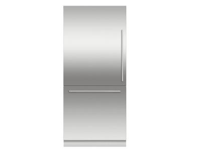 36" Fisher & paykel ActiveSmart Refrigerator 36" bottom freezer integrated with ice - 80"/84" Tall - RS36W80LJ1 N