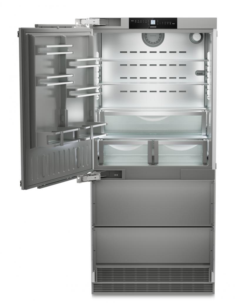 36" Liebherr 19.5 Cu. Ft. Fully Integrated Bottom Freezer Refrigerator - HC2091G