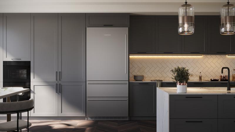 30" Liebherr Fully Integrated Bottom Freezer Refrigerator with BioFresh - HCB1591G