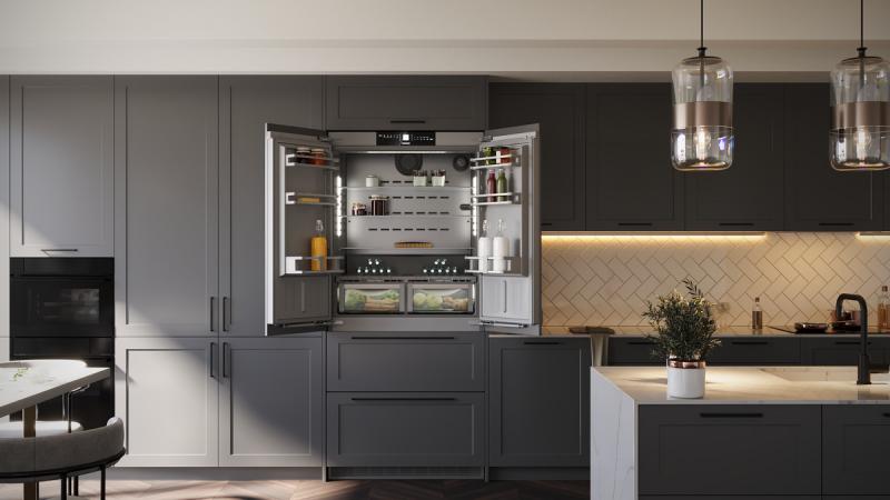 36" Liebherr Fully Integrated Bottom Freezer Refrigerator with BioFresh - HCB2092G