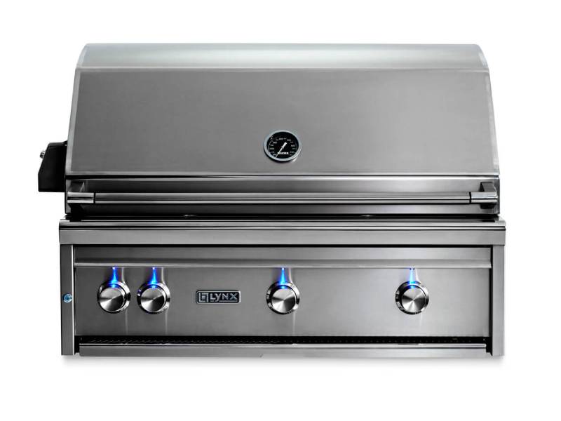 36" Lynx Professional Built-in Grill With All Trident Infrared Burners And Rotisserie - L36ATR