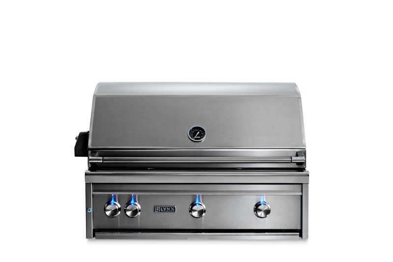 36" Lynx Professional Built-in Grill With All Trident Infrared Burners And Rotisserie - L36ATR