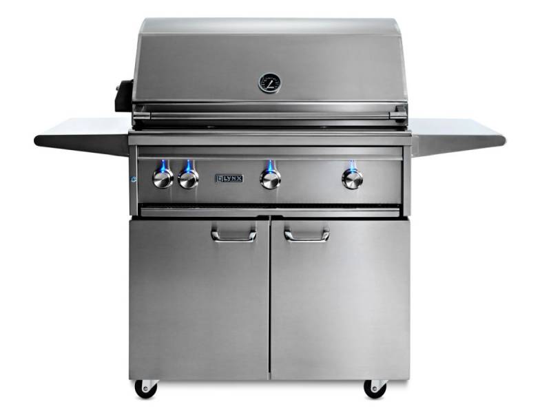 36" Lynx Professional Grill Freestanding With All Trident Infrared Burners And Rotisserie - L36ATRF-NG