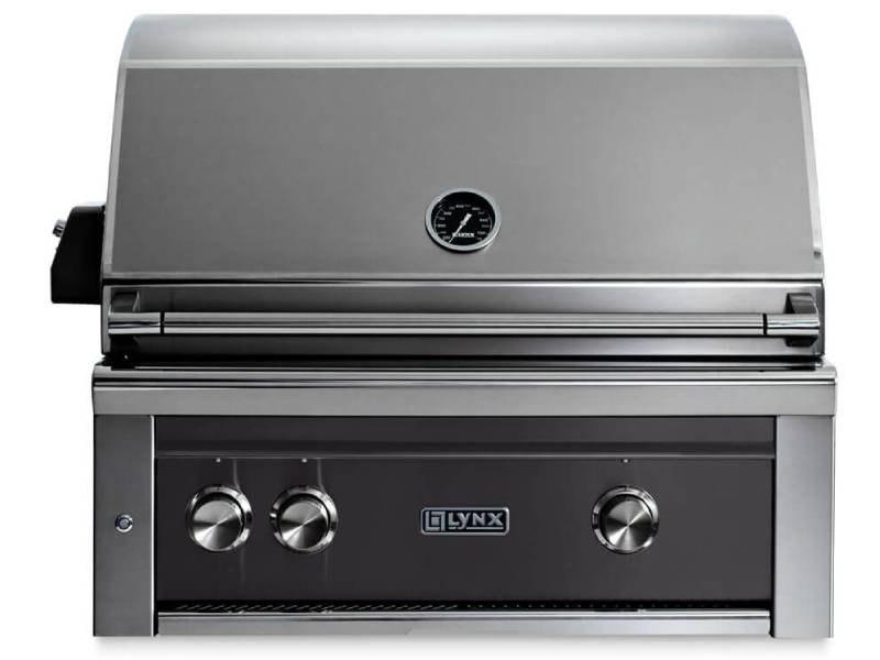 30" Lynx Built In Natural Gas Grill With All Ceramic Burners And Rotisserie - L30R-3-OBNG