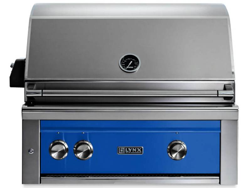 30" Lynx Built In Natural Gas Grill With All Ceramic Burners And Rotisserie - L30R-3-PBNG