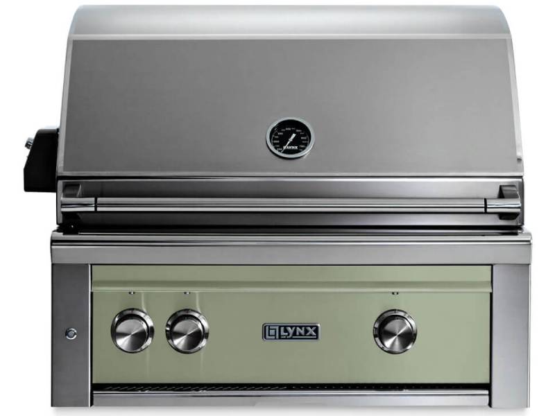 30" Lynx Built In Natural Gas Grill With All Ceramic Burners And Rotisserie - L30R-3-DSNG