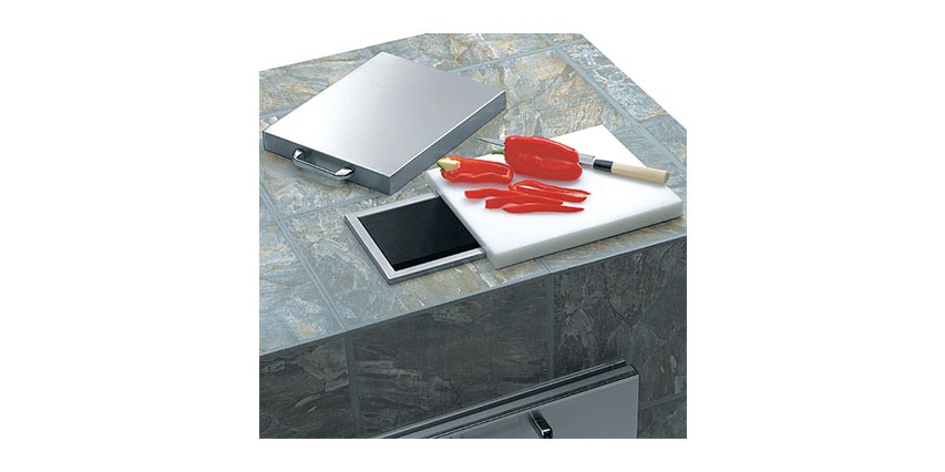 Lynx Professional Countertop Trash Chute w/ cutting board & cover - L18TS