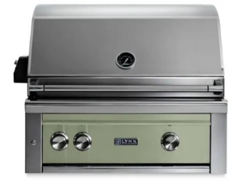 30" Lynx Professional Built-in Grill With All Trident Infrared Burners and Rotisserie - L30ATR-DSLP