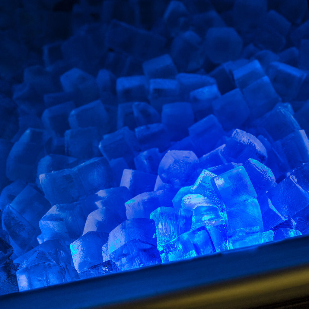 15" Marvel Professional Clear Ice Machine with Tri-Color Illuminice - MP15CPP3RP