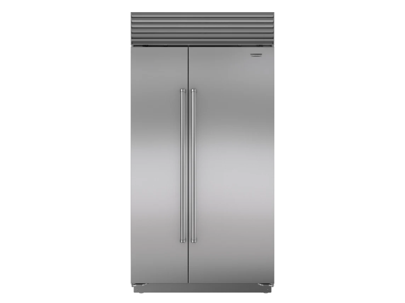 42" SubZero 24.8 Cu. Ft. Classic Side-by-Side Refrigerator Freezer with Pro Handle in Stainless Steel - CL4250S/S/P