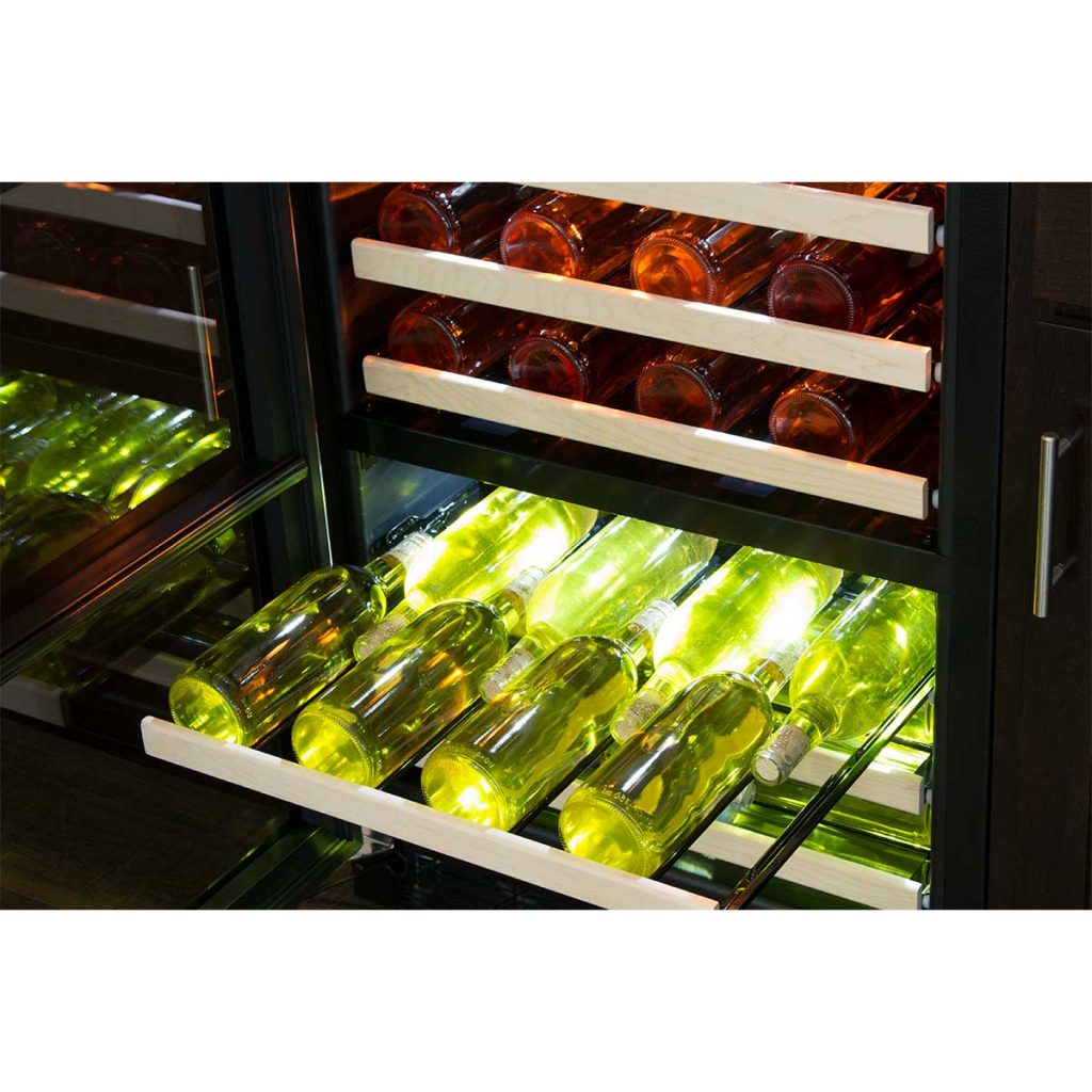 24" Marvel High Efficiency Dual Zone Wine Refrigerator - ML24WDP4RP