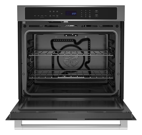 30" Maytag 5.0 Cu. Ft. Single Wall Oven with Air Fry and Basket  - MOES6030LZ