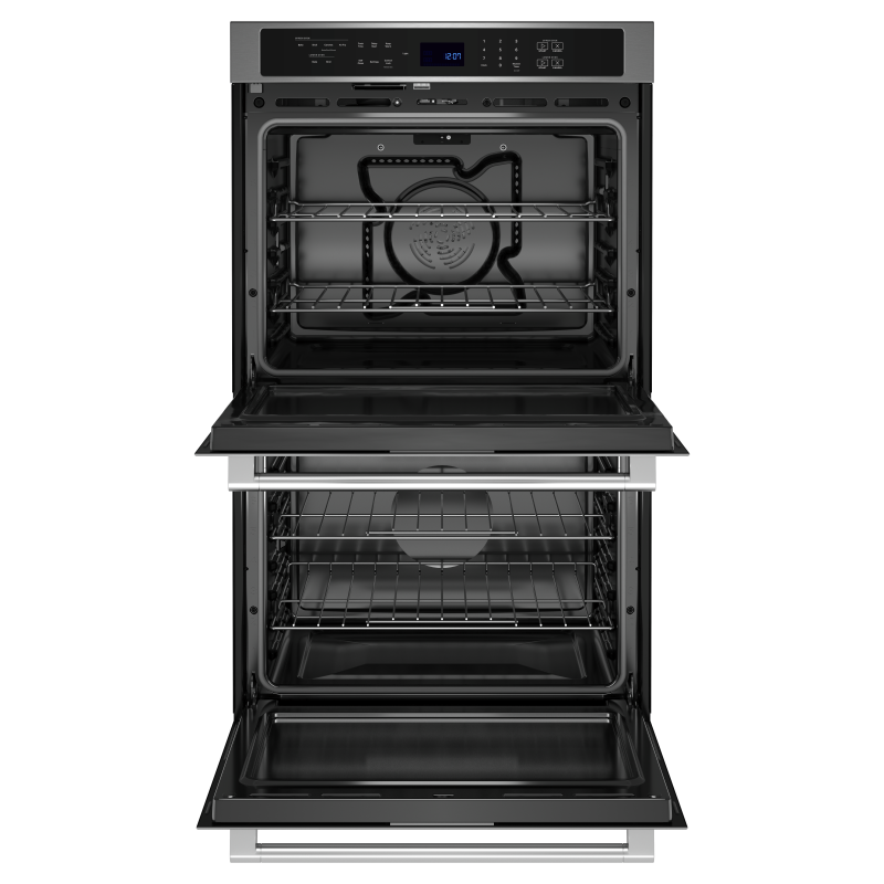 30" Maytag 10 Cu. Ft. Double Wall Oven with Air Fry and Basket in FingerPrint Resistant Stainless Steel - MOED6030LZ