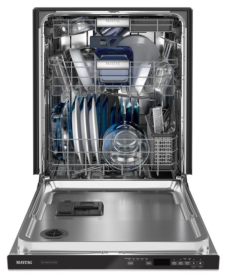 24" Maytag Top Control Dishwasher With Third Level Rack and Dual Power Filtration - MDB9959SKZ