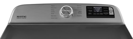 27" Maytag 7.4 Cu. Ft. Smart Top Load Gas Dryer With Extra Power Button  - MGD7230HC