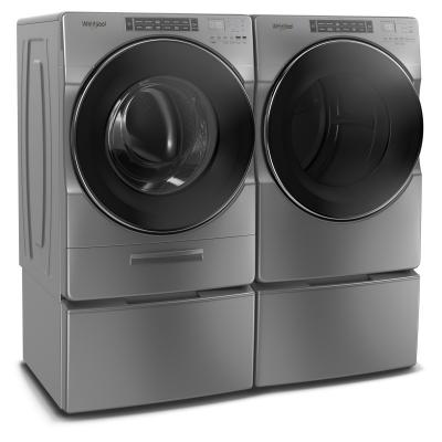 27" Whirlpool 5.8 cu.ft. Front Load Washer and 7.4 cu.ft Front Load Electric Dryer - WFW8620HC-YWED8620HC