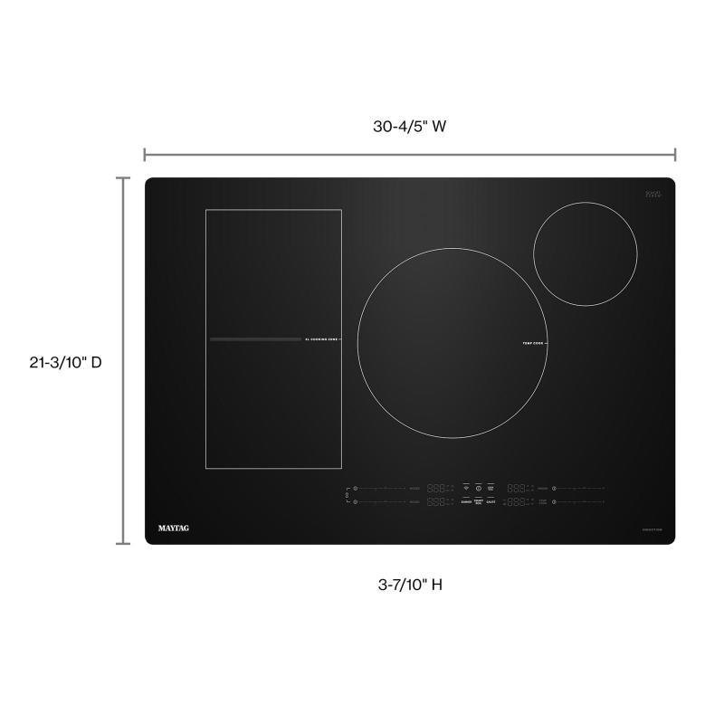 30" Maytag Induction Cooktop with Power Boost - MCIT8030SB