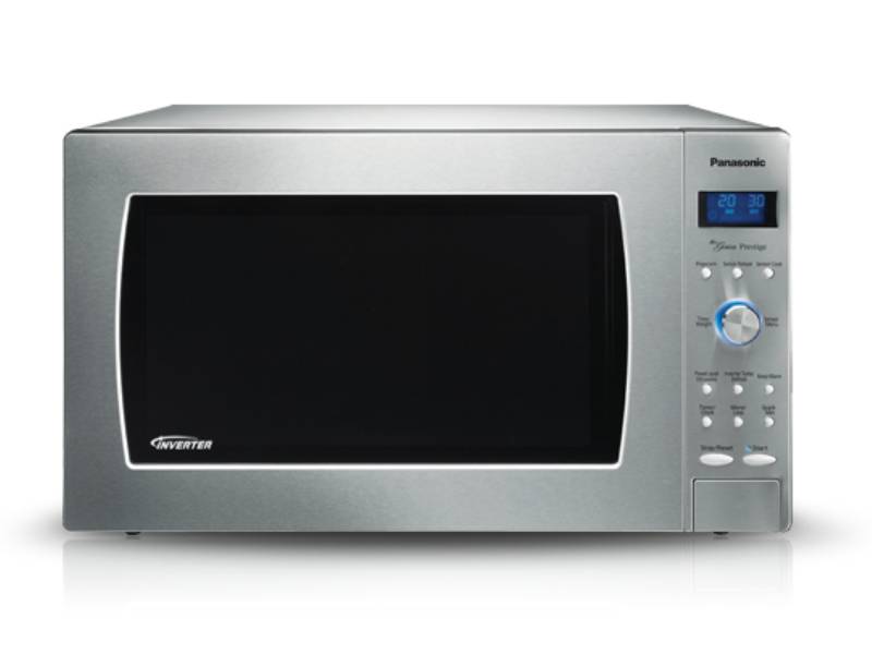 24" Panasonic Genius Prestige Microwave with Cyclonic Inverter Technology - NNSD986SC