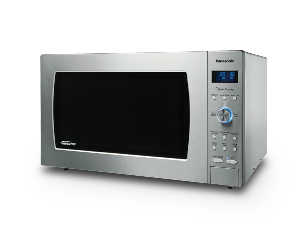 24" Panasonic Genius Prestige Microwave with Cyclonic Inverter Technology - NNSD986SC