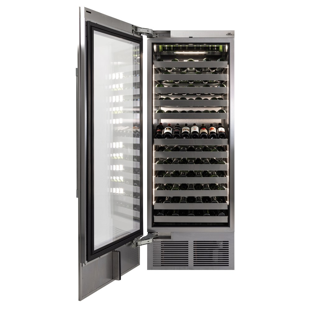 30" Perlick C-Series Single Zone Wine Column with Left Hinge Panel Ready Door - CR30W24LL