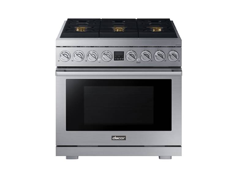 36" Dacor Freestanding Dual Fuel Smart Steam Range (New-In-Box)