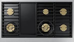 48" Dacor Transitional Natural Gas Rangetop With Griddle in Graphite Stainless - DTT48T963GM/DA