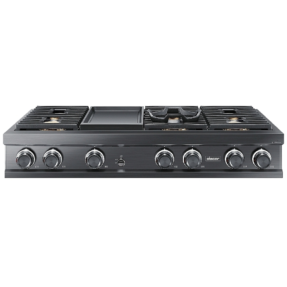 48" Gas, 6 Burners, Graphite Stainless Steel colour