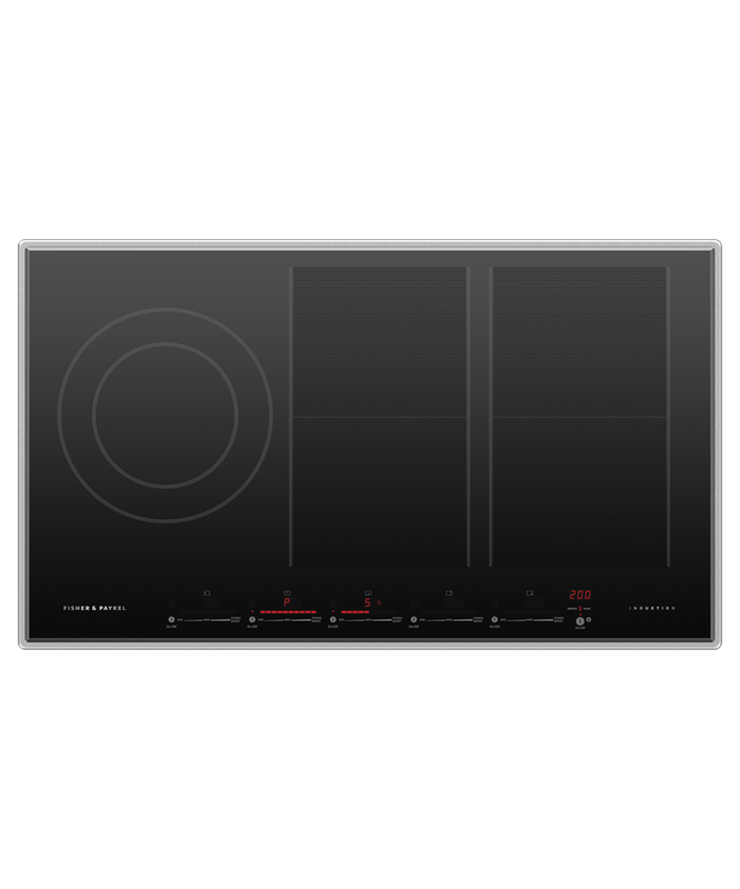 36" Fisher & Paykel Induction Cooktop, 5 Zones with SmartZone - CI365PTX4