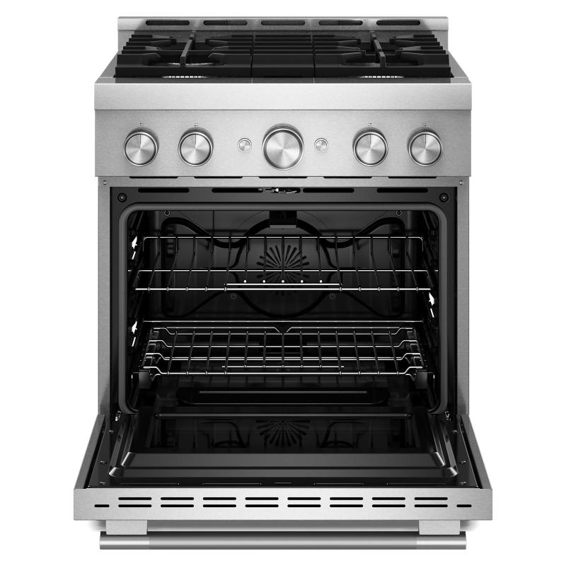 30" KitchenAid 4 Burner Commercial-Style Gas Range - KFGS930SSS