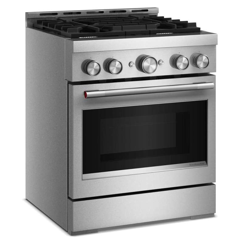 30" KitchenAid 4 Burner Commercial-Style Gas Range - KFGS930SSS