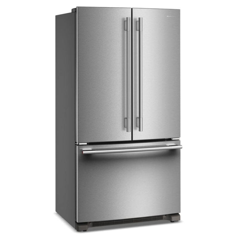 36" KitchenAid 20 Cu. Ft. Counter-Depth French Door Refrigerator - KRFC136SPS