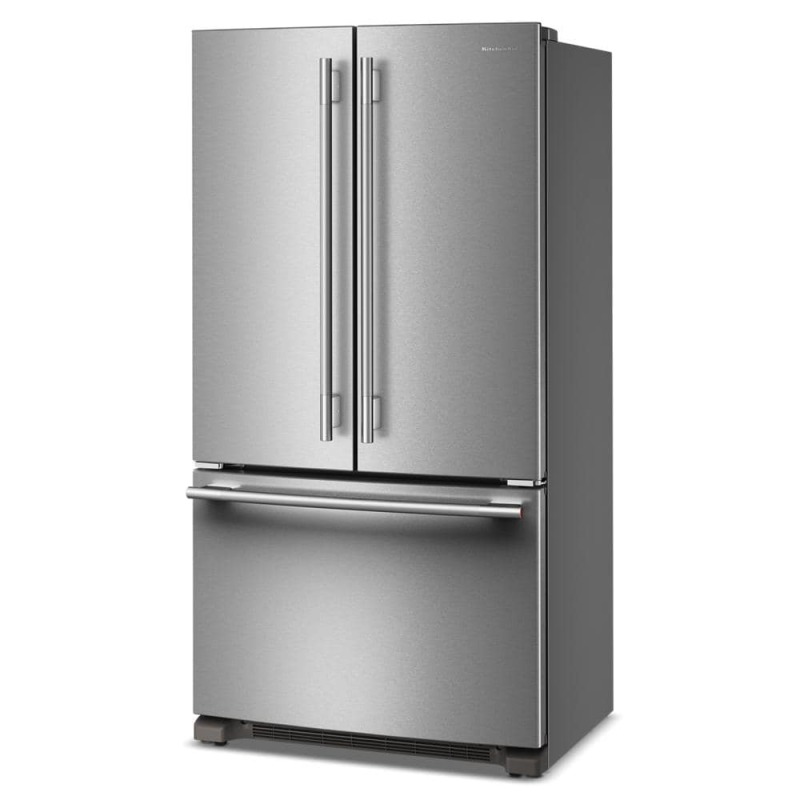36" KitchenAid 20 Cu. Ft. Counter-Depth French Door Refrigerator - KRFC136SPS