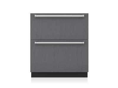 30" SUBZERO Refrigerator and Freezer Drawers with Ice Maker - Panel Ready - ID-30CI