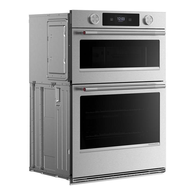 30"  KitchenAid Smart Combo Wall Oven with Assisted Cooking Modes - KOEC730SPS
