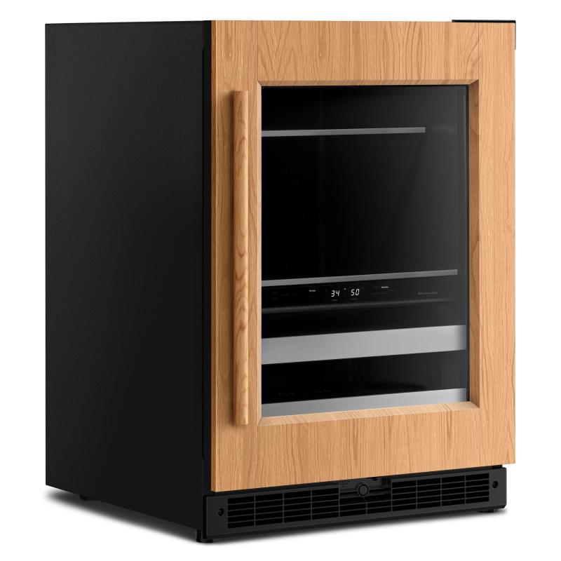 24" KitchenAid Panel-Ready Beverage Center - KUBL524SPA