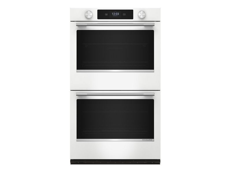 30" Kitchenaid Smart Electric Double Wall Oven - KOED730SWH
