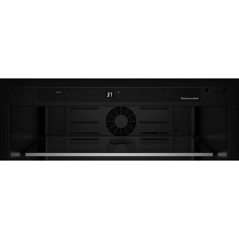 24" KitchenAid Undercounter Refrigerator with Glass Door and Shelves with Metallic Accents - KURL524SPS